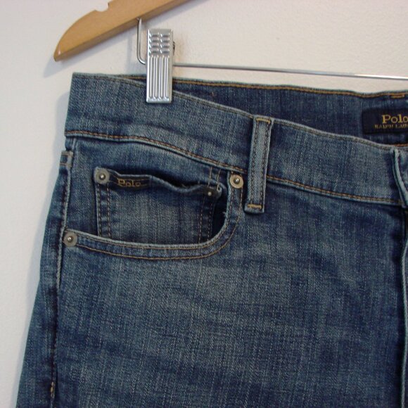 Polo Ralph Lauren The Tompkins Skinny Jeans High Waist Size 32 - Picture 10 of 16